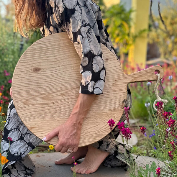 Large pizza serving board